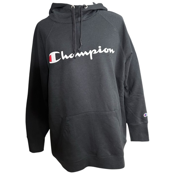 NWT Women’s Black Champion Hoodie. Size 1X - Picture 1 of 8